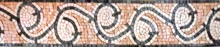 BD250 decorative salmon pink mosaic border