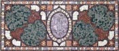 BD297 colorful multi-design mosaic border