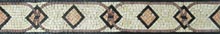 BD316 Geometric shapes mosaic border