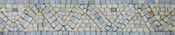 BD329 Light blue and grey stone mosaic border