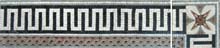 BD334 Greek keys mosaic border