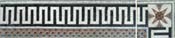 BD334 Greek keys mosaic border