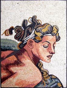 FG465 Michelangelo Mosaic Reproduction Mosaic