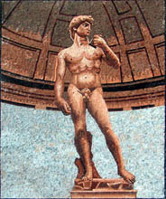 FG496 Statue Marble Mosaic Mosaic