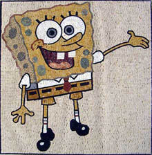 GEO631 Sponge bob reproduction mosaic