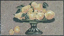 GEO1150 fruit bowl stone mosaic
