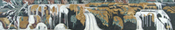 LS8 Waterfalls scene mosaic marble