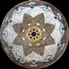 MD123 Amber stars Mosaic