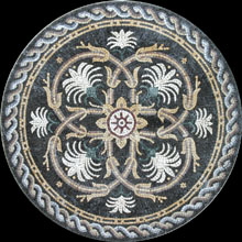 MD170 beautiful floral mosaic art