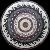 MD20 circular waves design mosaic