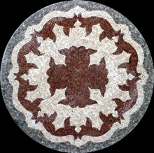 MD201 artistic floral mosaic design