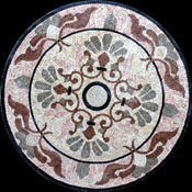 MD211 beautiful floral mosaic art