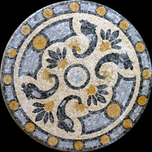 MD215 artistic floral design mosaic