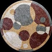 MD216 Bubbles marble mosaic art
