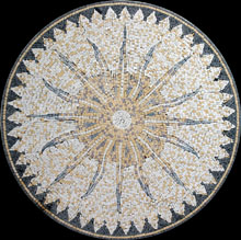 MD237 light colors sun art mosaic