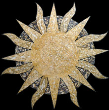 MD251 Big shining sun art mosaic