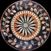 MD261 Flower blade and branches Mosaic