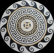 MD282 Medallion mosaic art