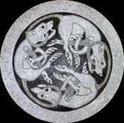 MD355 Three Dogs Mosaic