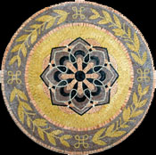 MD391 Gold and lilac harmony Mosaic