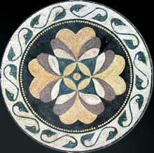 MD44 Emerauld splash Mosaic