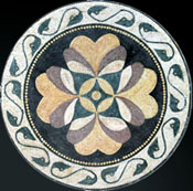 MD44 Emerauld splash Mosaic