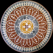 MD443 RYB stone art mosaic