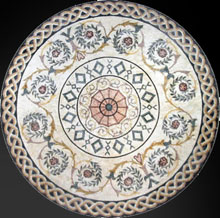 MD45 Flower circle dance Mosaic