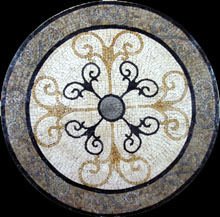 MD456 Elegant marble mosaic art
