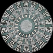 MD46 Blue Rays Mosaic