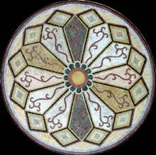 MD460 artistic flower design mosaic