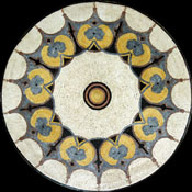 MD488 artistic design medallion mosaic