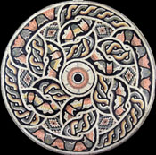 MD500 Salmon Pink Tulips Mosaic