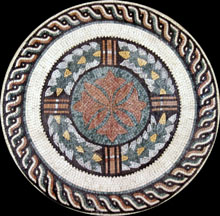 MD51 Roman-style leaf crown Mosaic