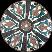 MD530 fresh medallion design mosaic