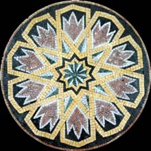 MD558 Beautiful medallion stone mosaic
