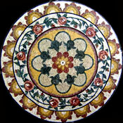 MD61 Red roses and yellow sunshine Mosaic