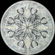 MD1008 Frozen blue Mosaic