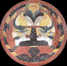 MD646 colorful artistic medallion mosaic
