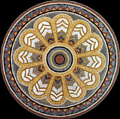 MD701 colorful decorative marble mosaic