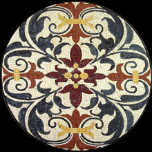 MD716 colorful floral art mosaic