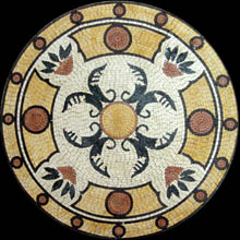 MD736 fresh decorative medallion mosaic