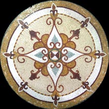 MD743 elegant pastel design mosaic