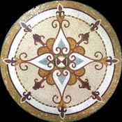 MD743 elegant pastel design mosaic