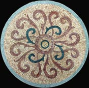 MD753 beautiful pastel artistic mosaic