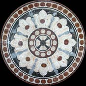 MD801 white blossom  marble mosaic