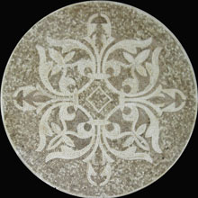 MD858 elegant floral stone mosaic