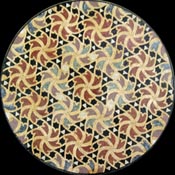 MD1043 Multicolored star flowers Mosaic