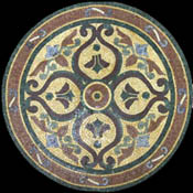 MD1047 Gold and brown warmth Mosaic