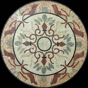 MD1095 elegant light colors mosaic art